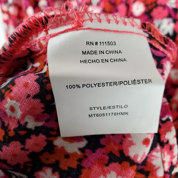 Meraki Women's Floral Blouse Size Medium - Picture 5 of 7